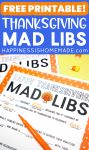 free printable thanksgiving mad libs game