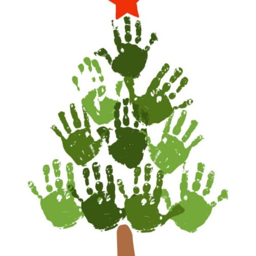 Handprint Christmas Tree & Wreath