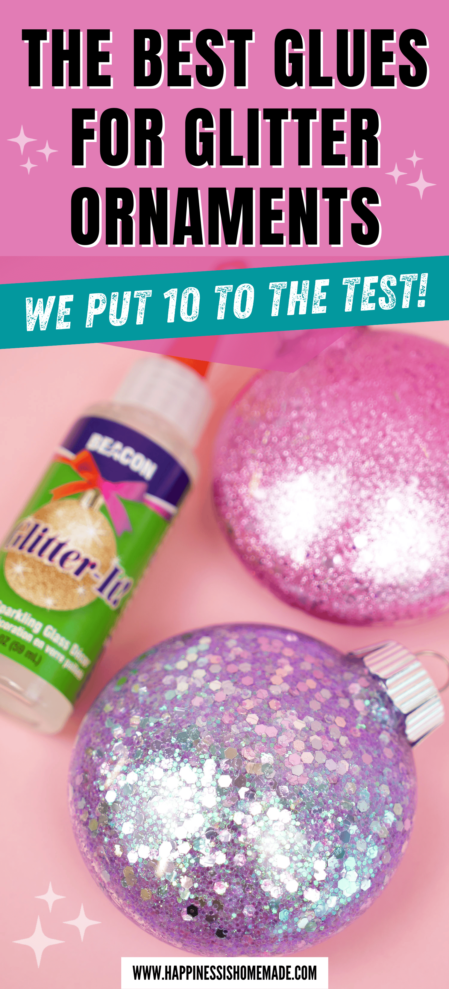 the best glue for glitter ornaments pin graphic