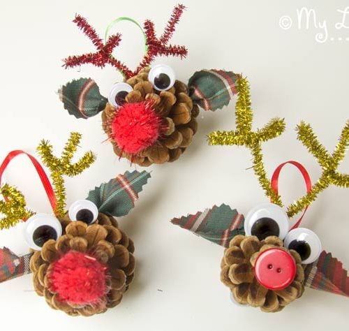 30+ Pine Cone Crafts for Kids & Adults - Happiness is Homemade