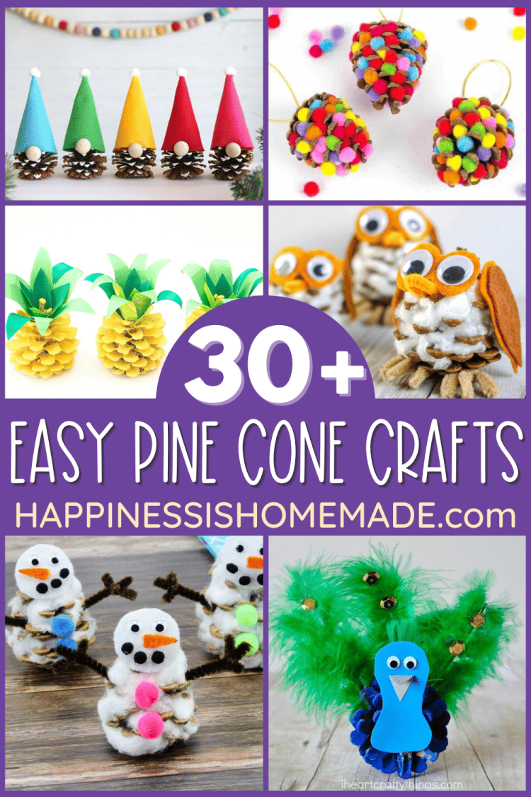 Best DIY Pine Cone Crafts & Decor For Fall and Thanksgiving - A