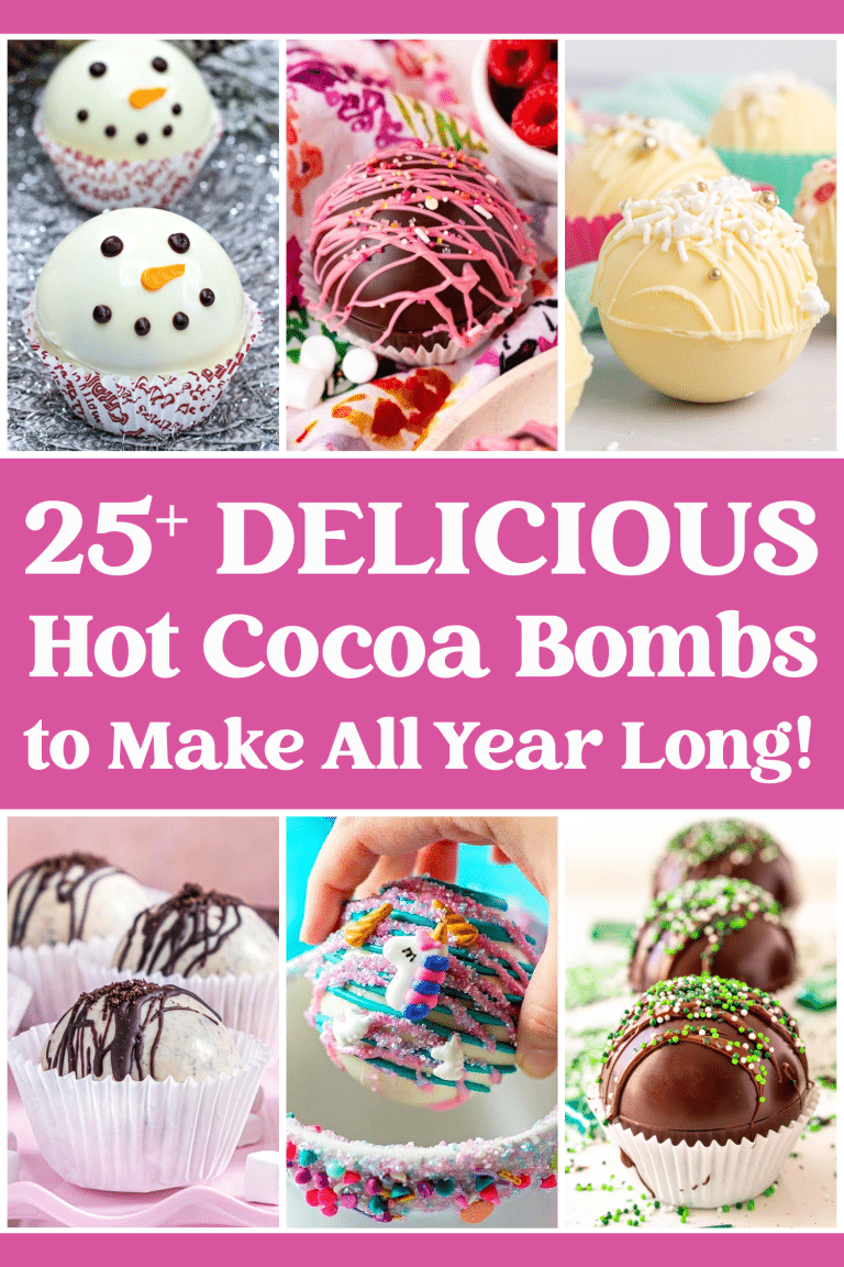 25+ Hot Chocolate Bomb Recipes