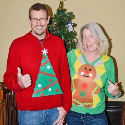 40+ DIY Ugly Christmas Sweater Ideas - Happiness is Homemade