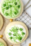 Sprinkle covered Lofthouse cookies