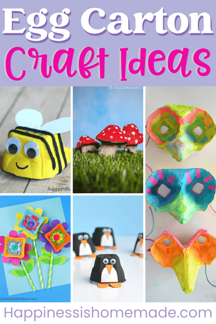 egg carton craft for kids pin graphic