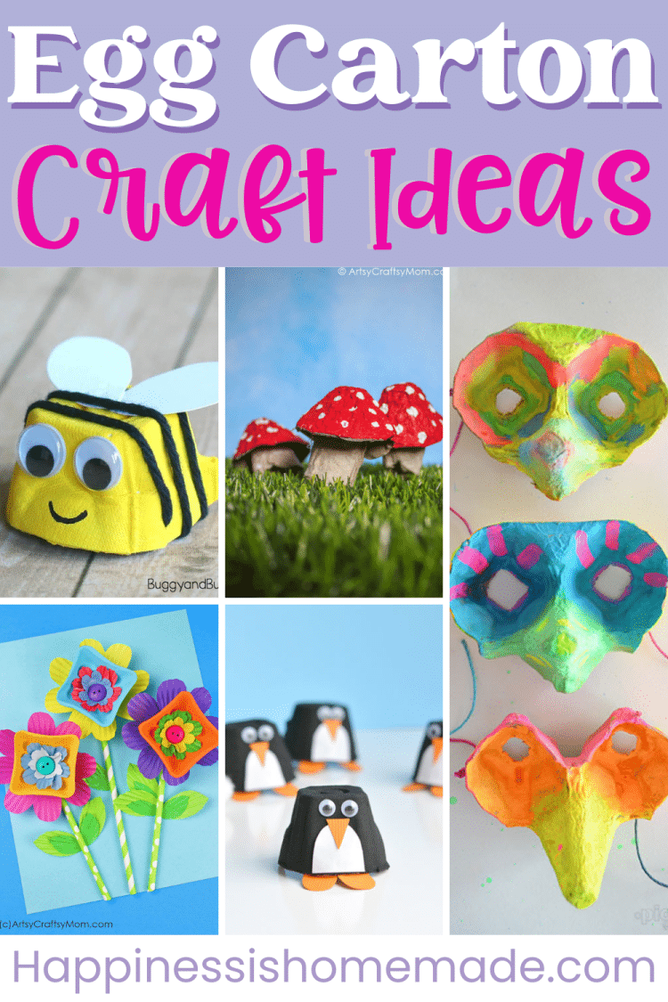 25 Egg Carton Crafts and Art Projects for Kids - Craftulate