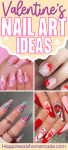 Pin graphic of valentine's day nail ideas