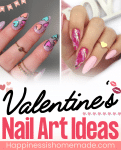 Facebook graphic of Valentine's Nail Art Ideas
