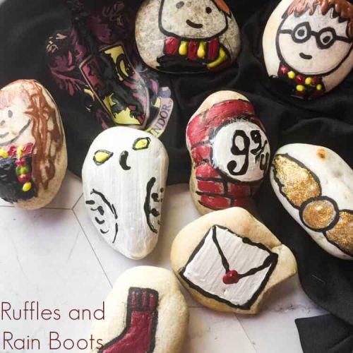 harry potter inspired rocks