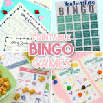 Free printable bingo games graphic collage