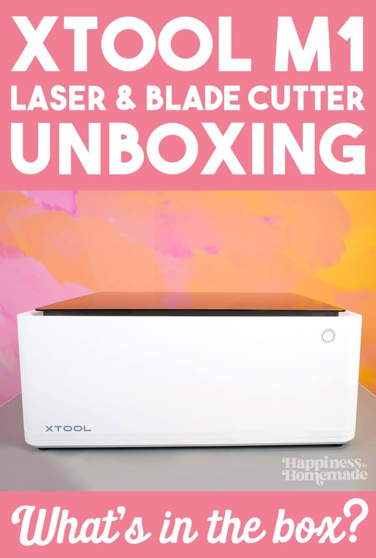  xtool m laser and blade cutter unboxing what\'s in the box