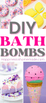 DIY Bath Bombs pin graphic