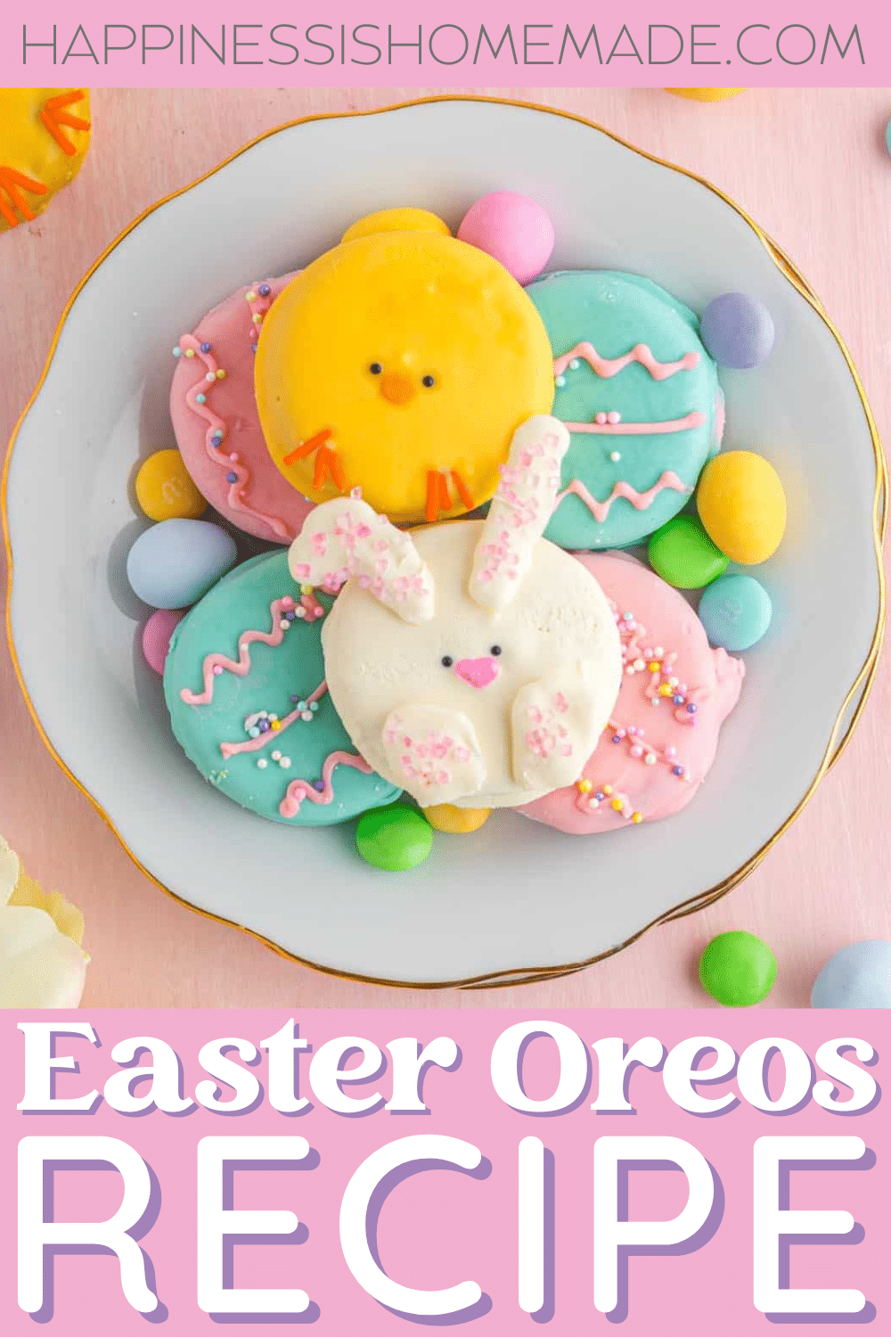 Easter Oreos Recipe Pin Graphic