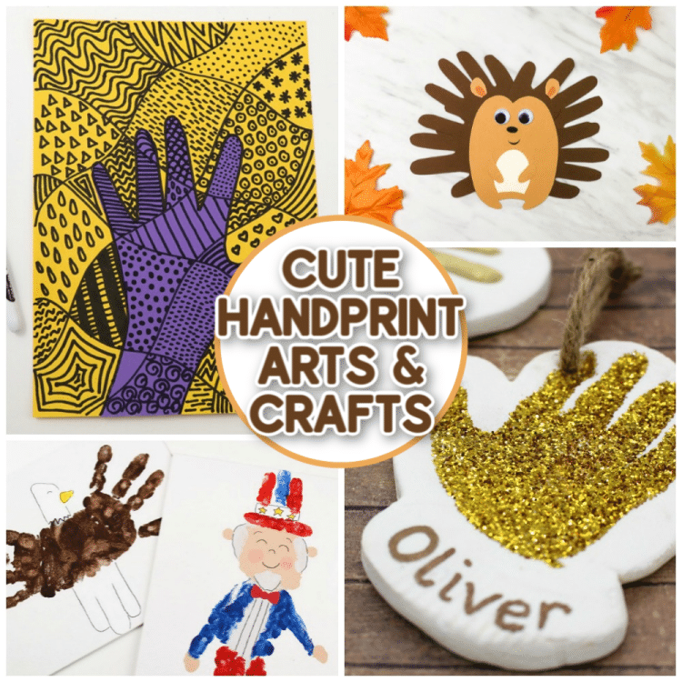 30+ Fun Handprint Crafts for Kids Happiness is Homemade