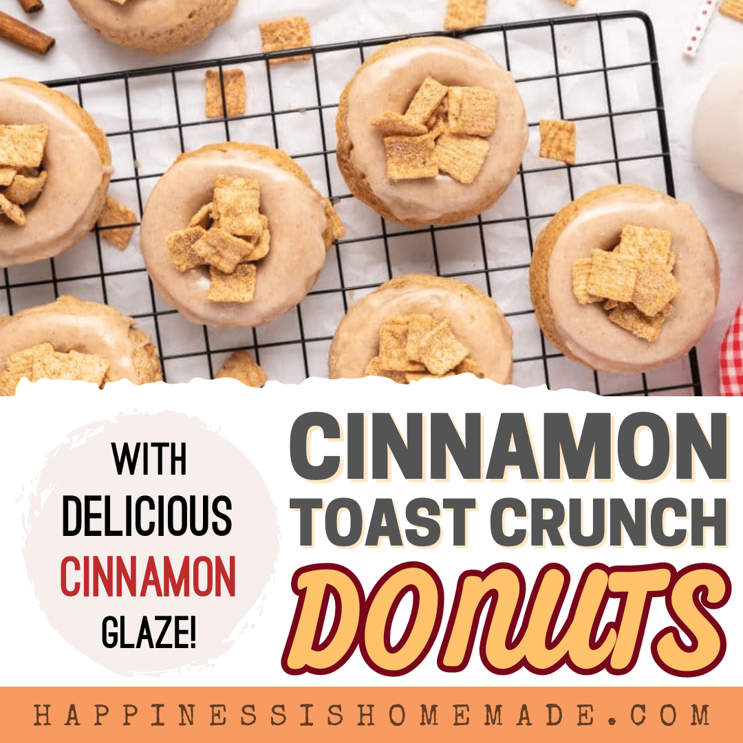 Cinnamon Toast Crunch Donut Recipe Facebook Stylized Image