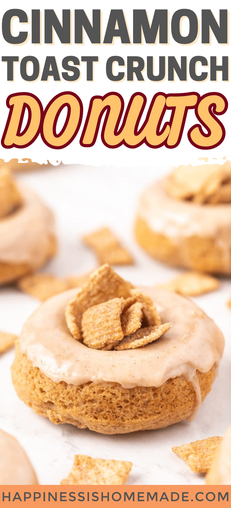 Cinnamon Toast Crunch Donut Recipe Pin Graphic