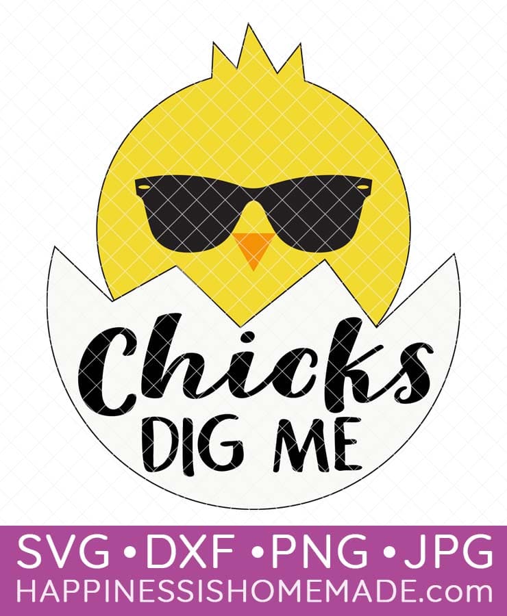chicks dig me svg file