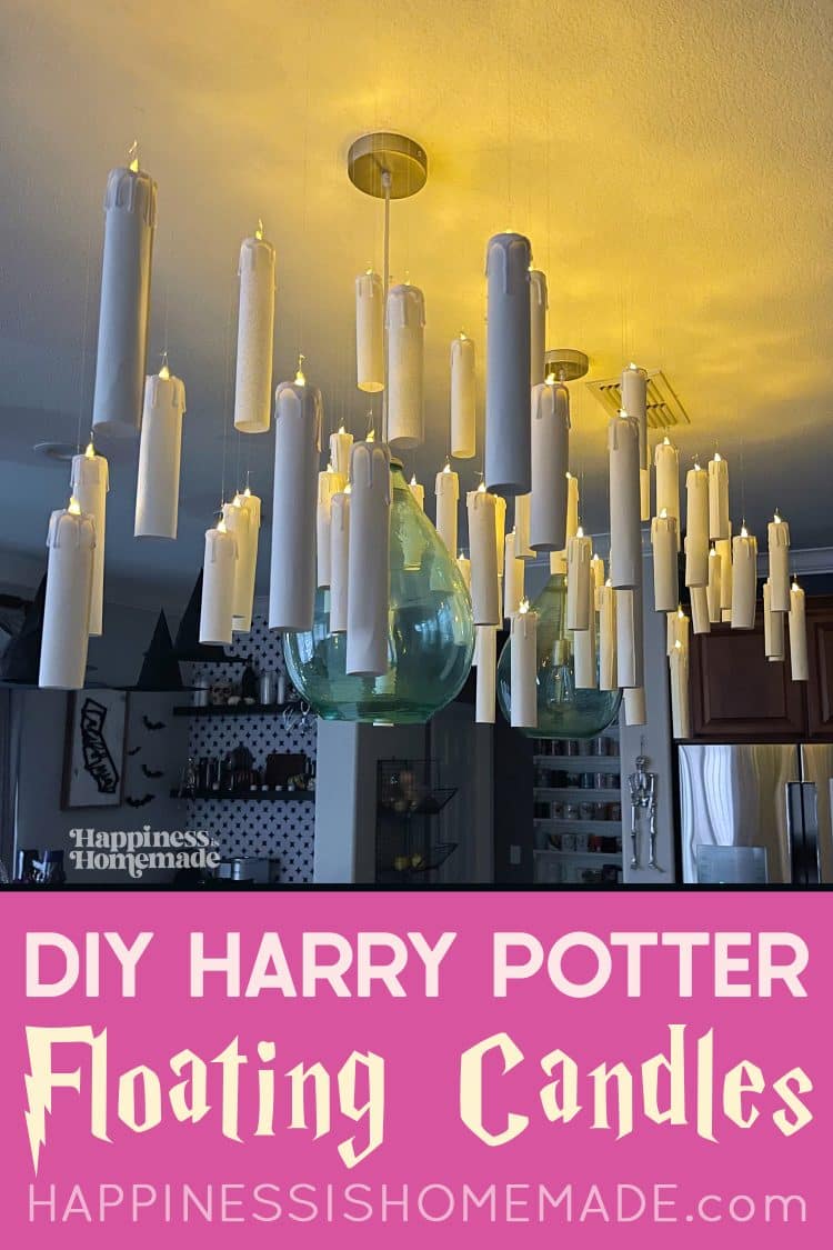 DIY Harry Potter floating candles craft