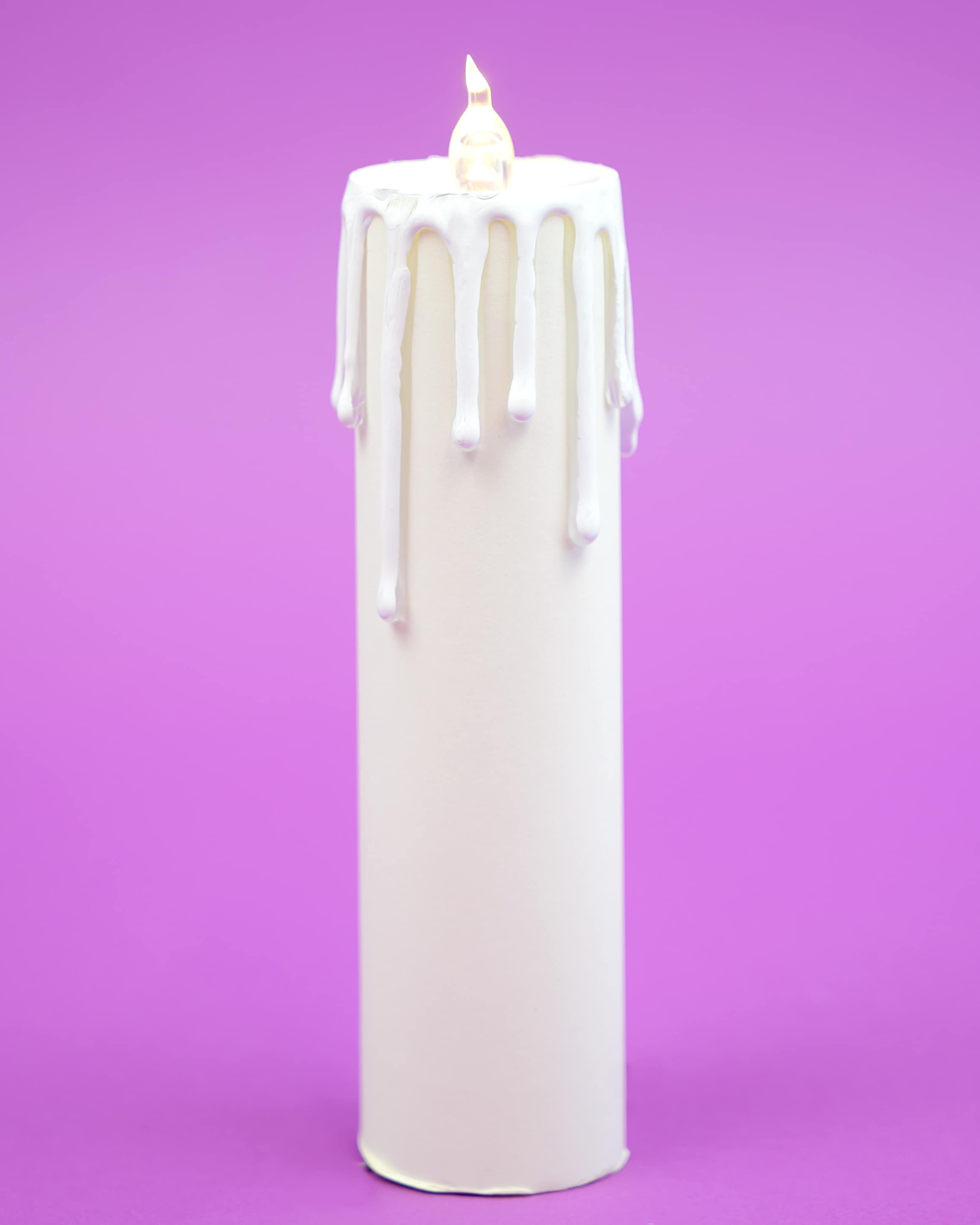 Close up of DIY Harry Potter Floating Candle