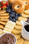 Healthy breakfast options pictured as a Breakfast Charcuterie Board