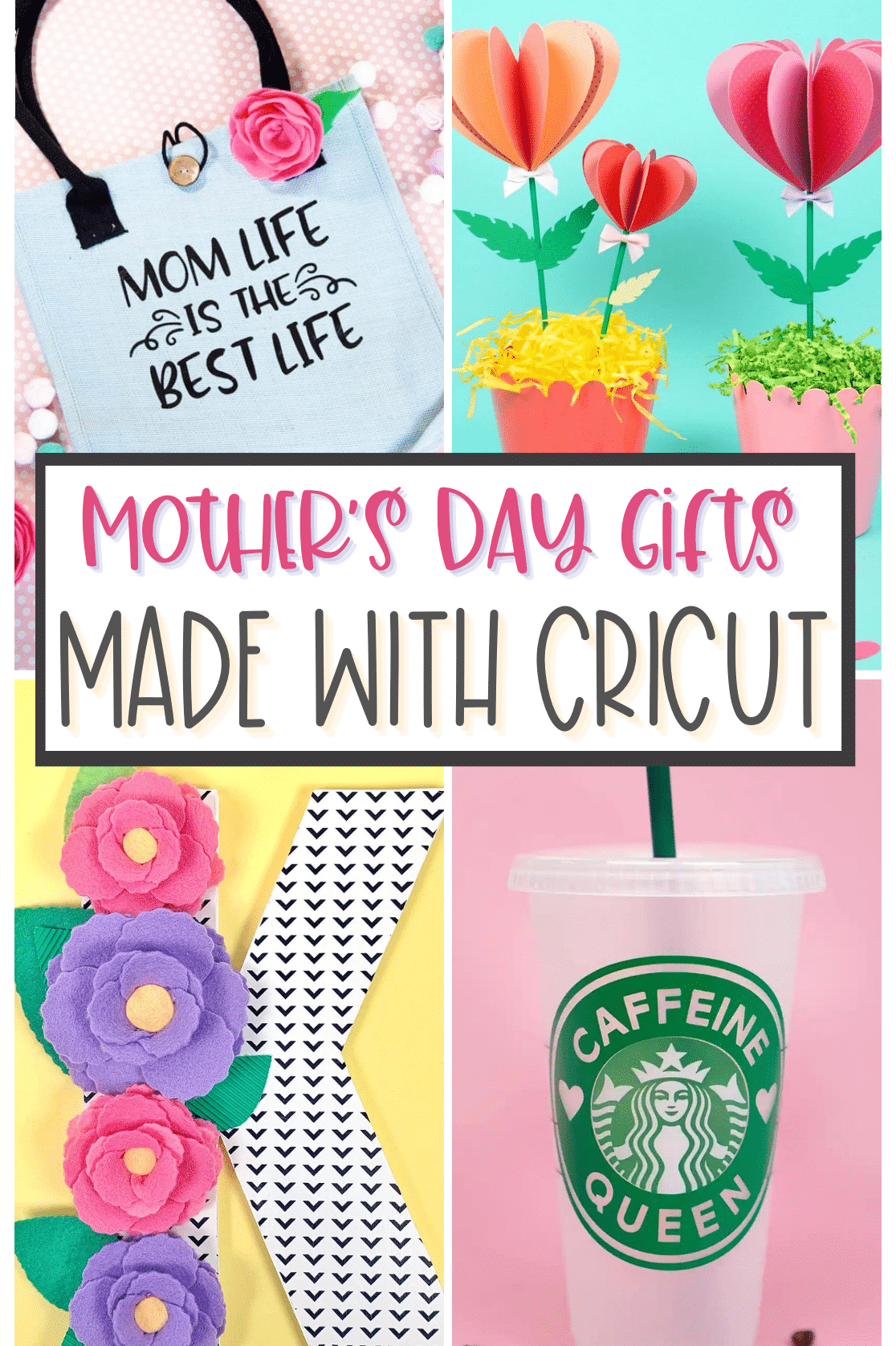 35+ Mother's Day Cricut Craft Ideas - Happiness is Homemade