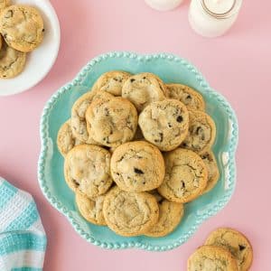 Beautiful platter of delicious melt in your mouth cookie recipe