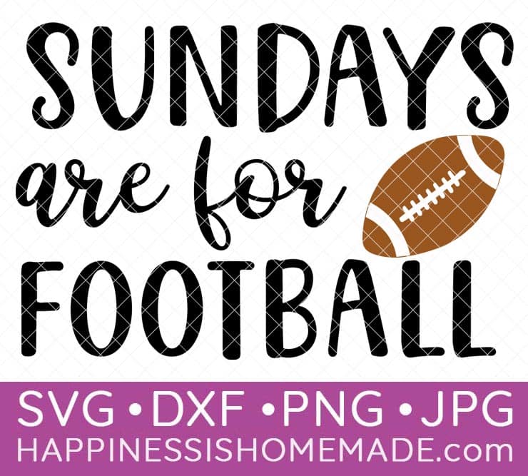 sundays are for football svg file