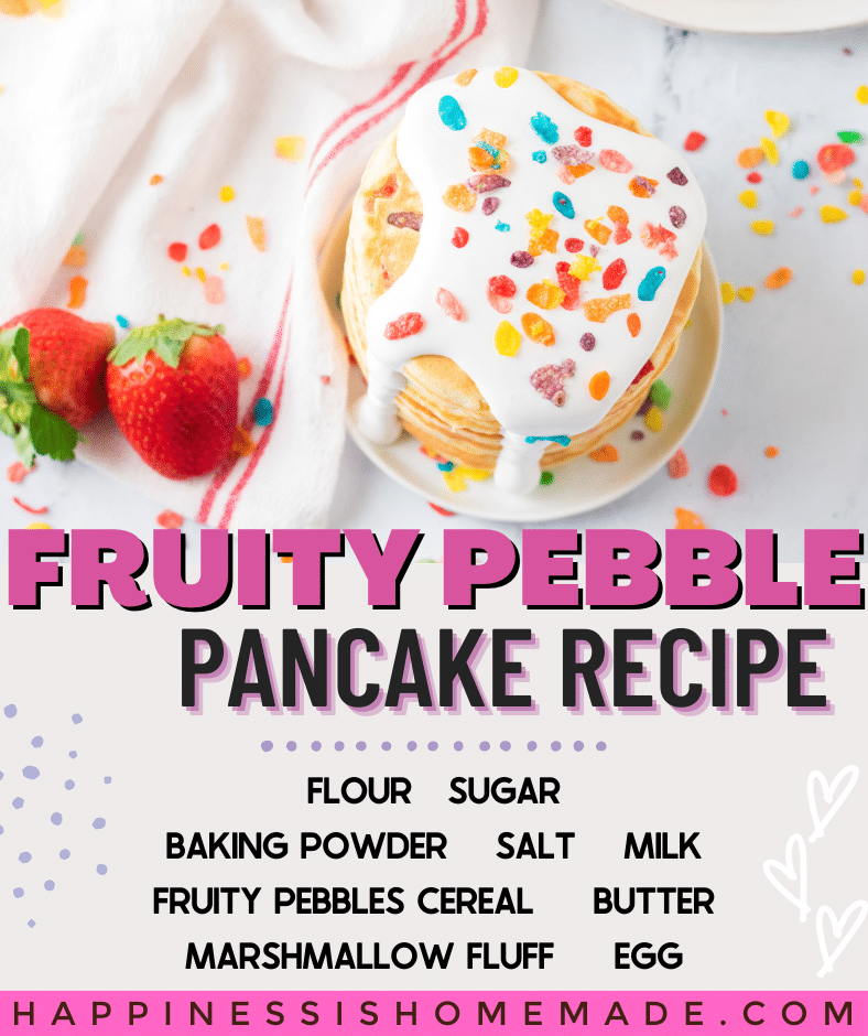 Fruity Pebble Pancake Recipe Facebook Card