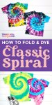 How to fold & dye classic spiral