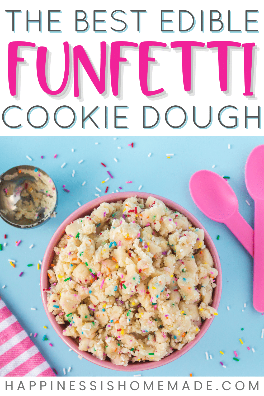The best edible funfetti cookie dough pin