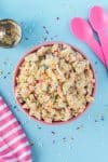 delicious funfetti cookie dough recipe in bowl