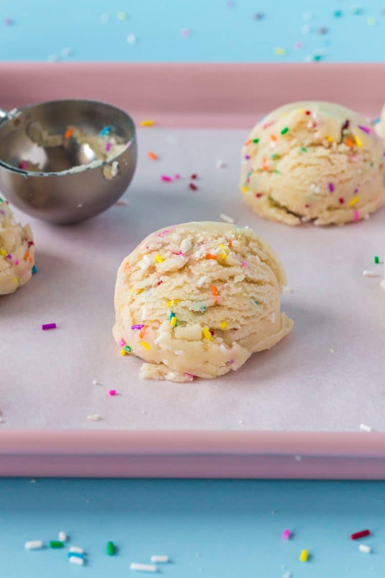 Funfetti Edible Cookie Dough Recipe Happiness is Homemade