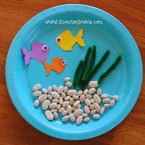 paper plate fish craft for kids