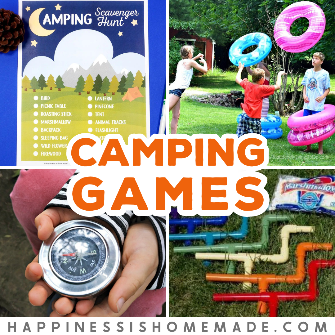 Camping at Home - 30+ Backyard/ Indoor camping activities, games, recipes