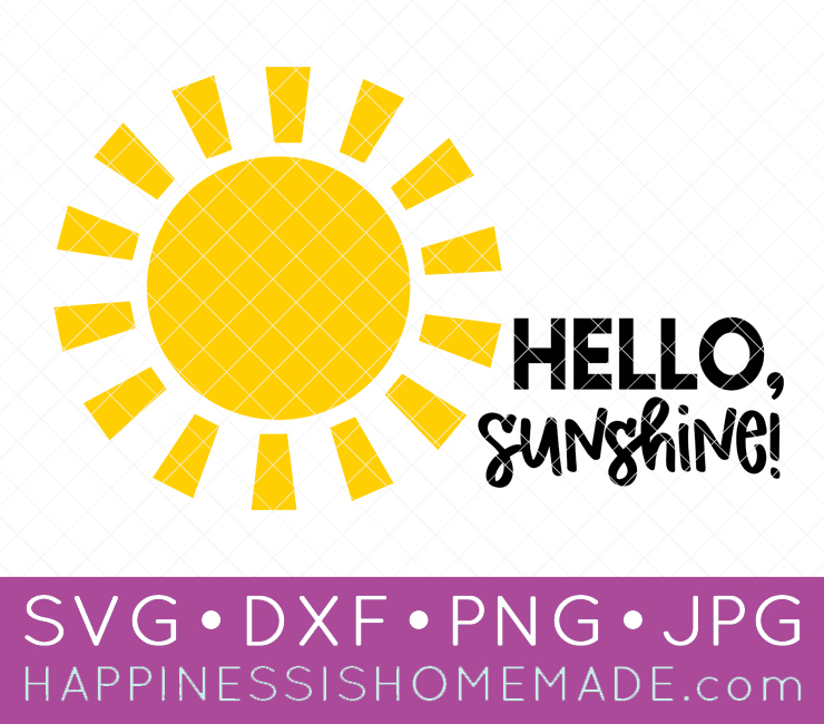 hello sunshine svg file