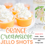 orange dreamsicle jello shot recipe card