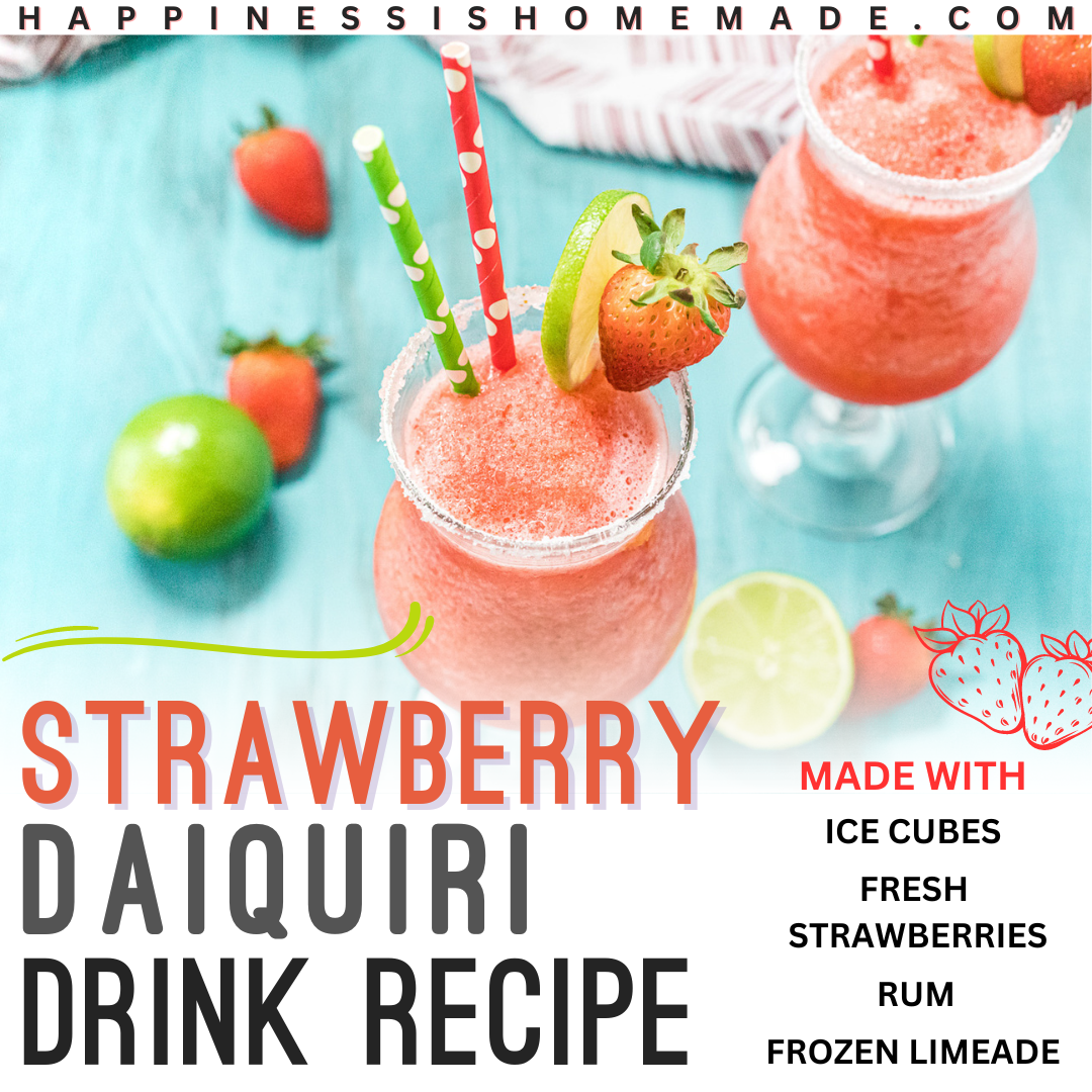 Strawberry Daiquiri Drink Recipe 