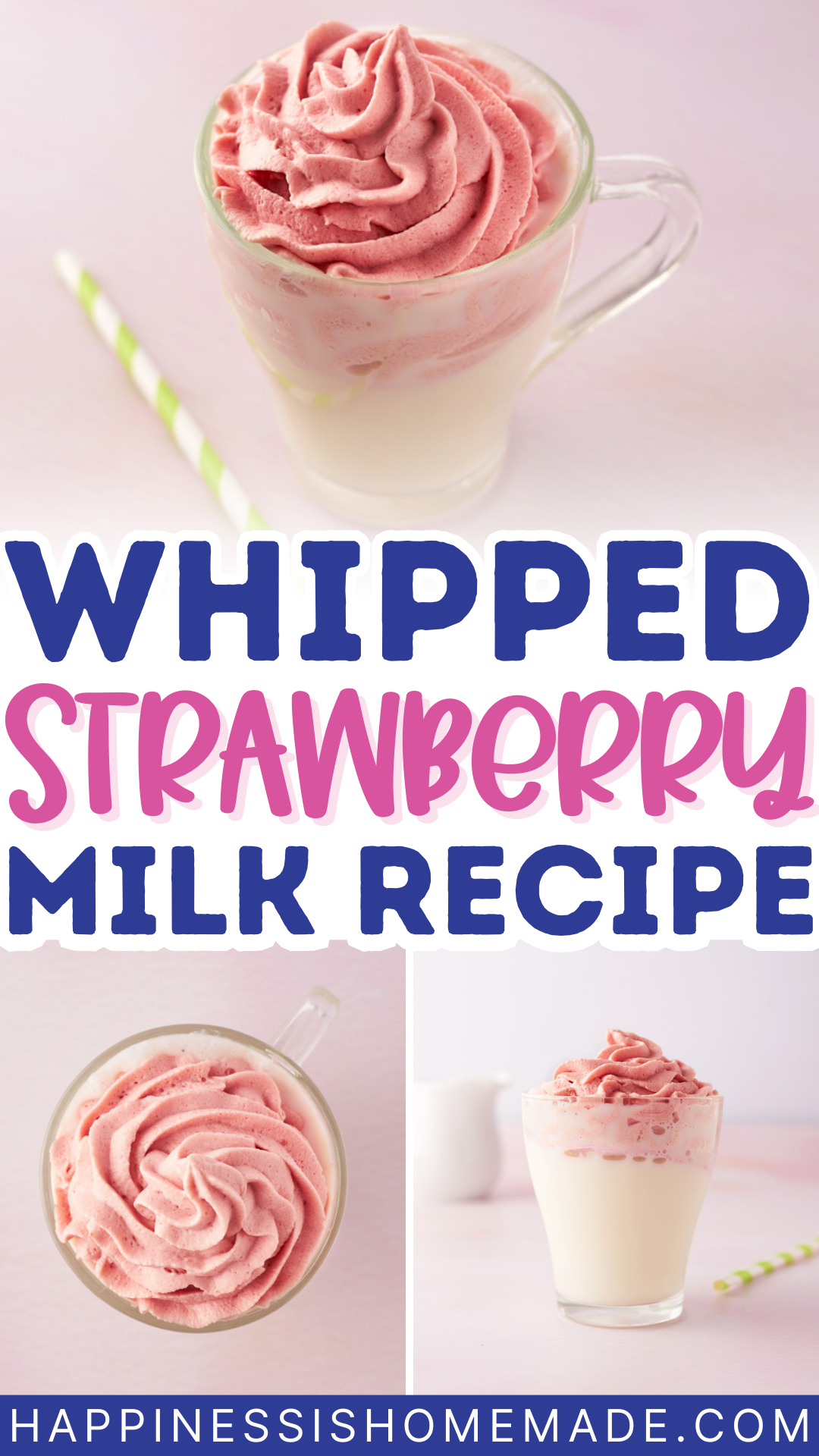 Whipped Strawberry Milk Recipe