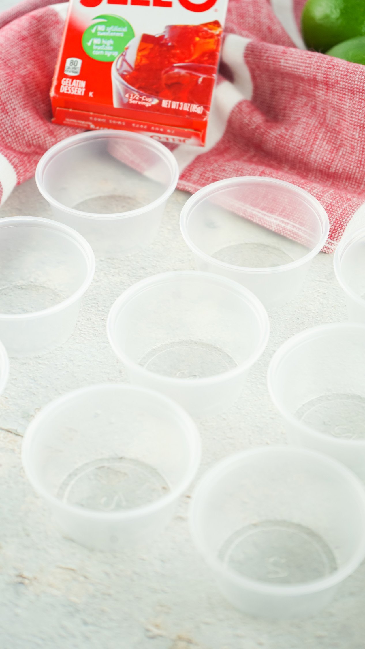 clear plastic containers for jello shots