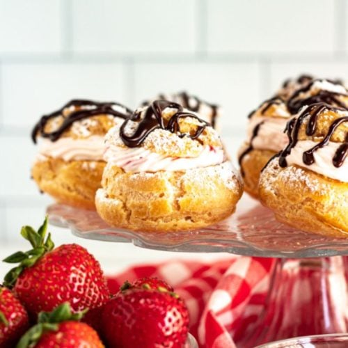 strawberry cream puffs