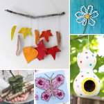 Nature crafts collage photo