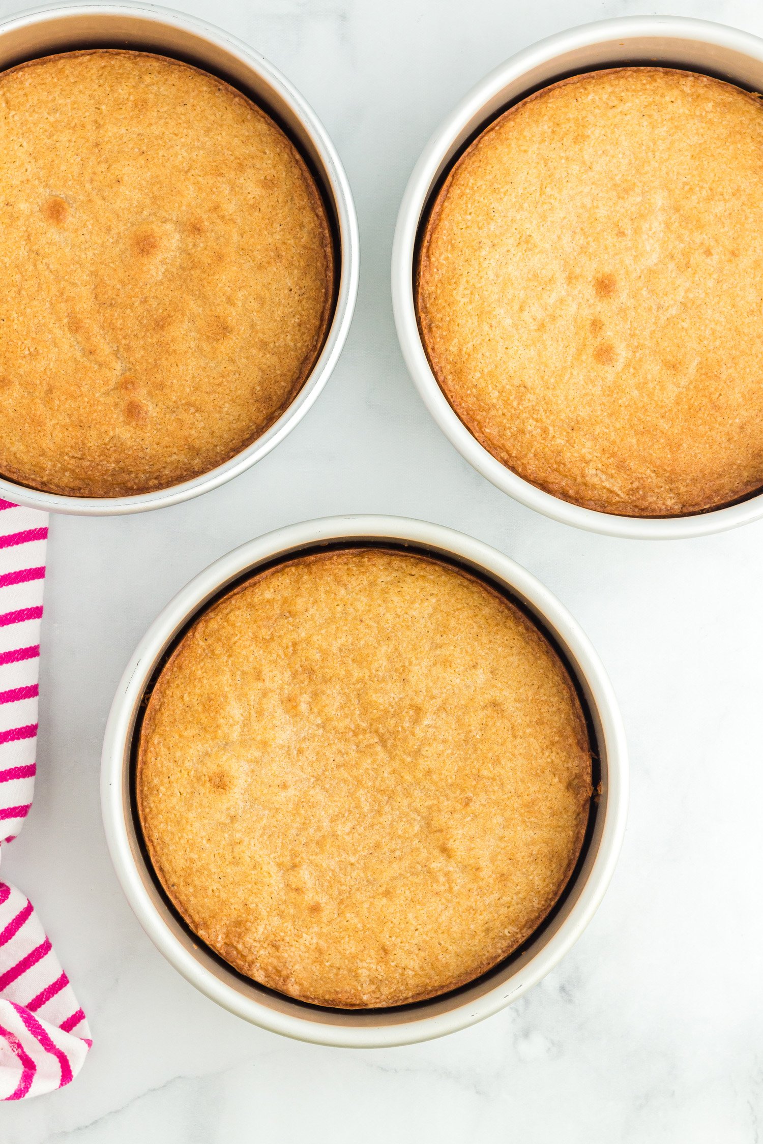 golden brown cakes baked from the oven