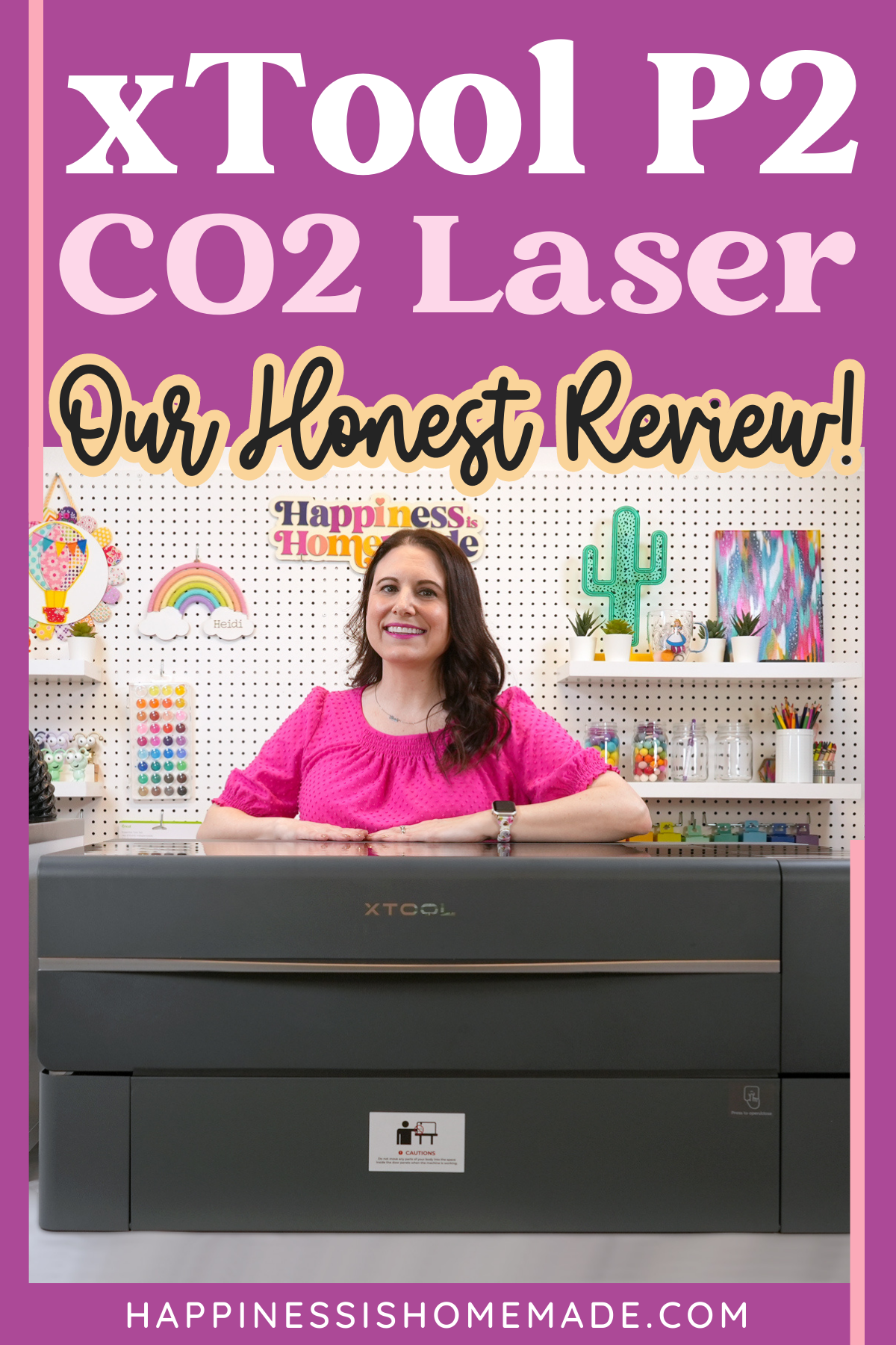 "xTool P2 CO2 Laser - Our Honest Review!" graphic