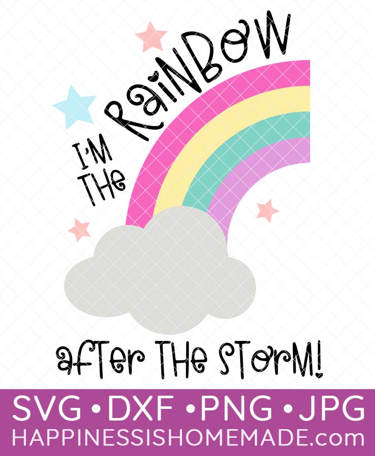 I'm the Rainbow SVG File