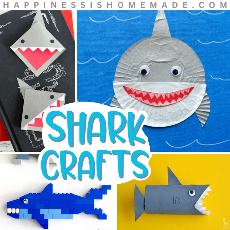 Super Cute Tissue Paper Shark Craft for Preschool Kids That Will