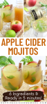 Apple Cider Mojitos Pinterest graphic
