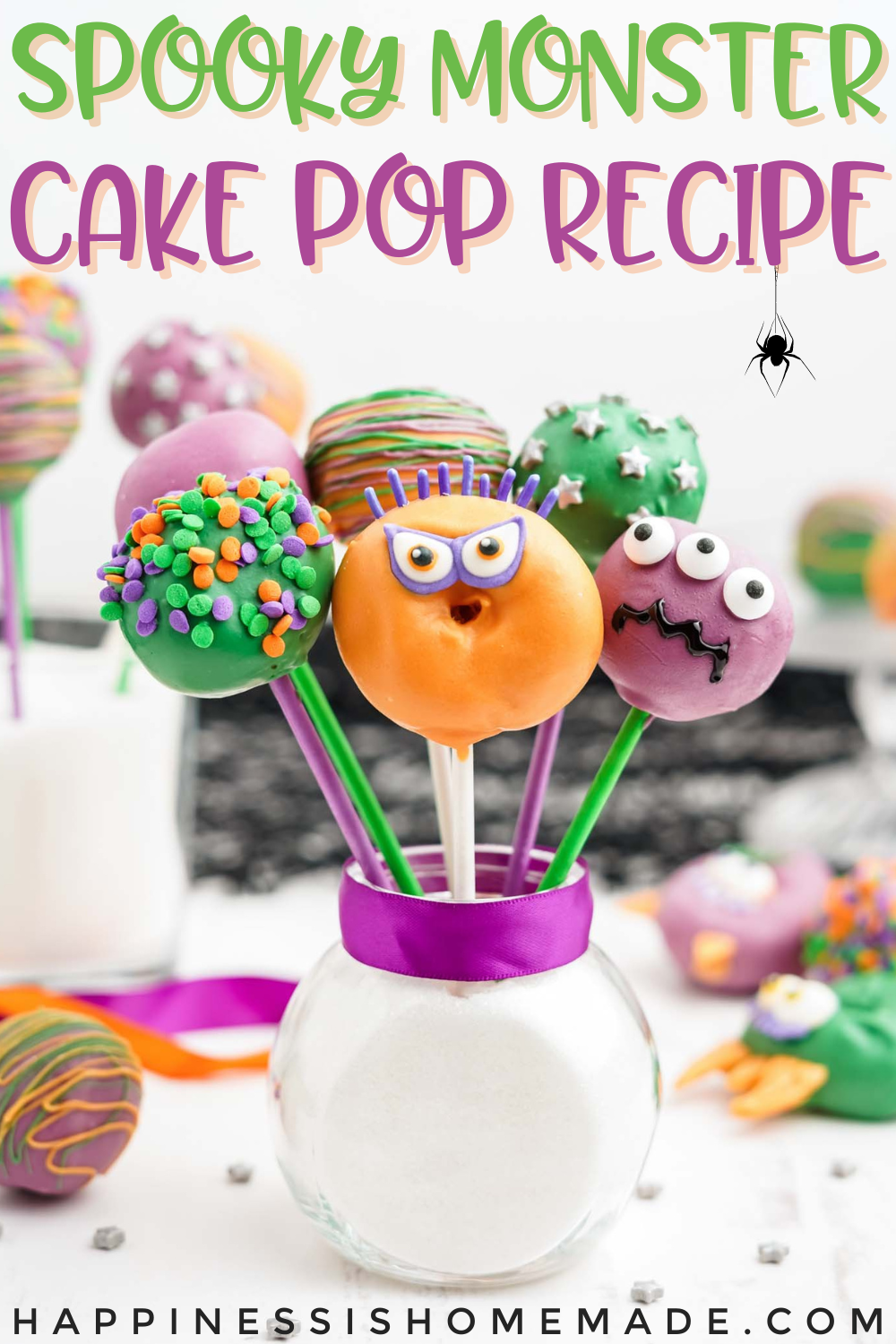 Monster Cake Pops from Donut Holes