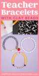 "Teacher Bracelets with Clay Beads" graphic