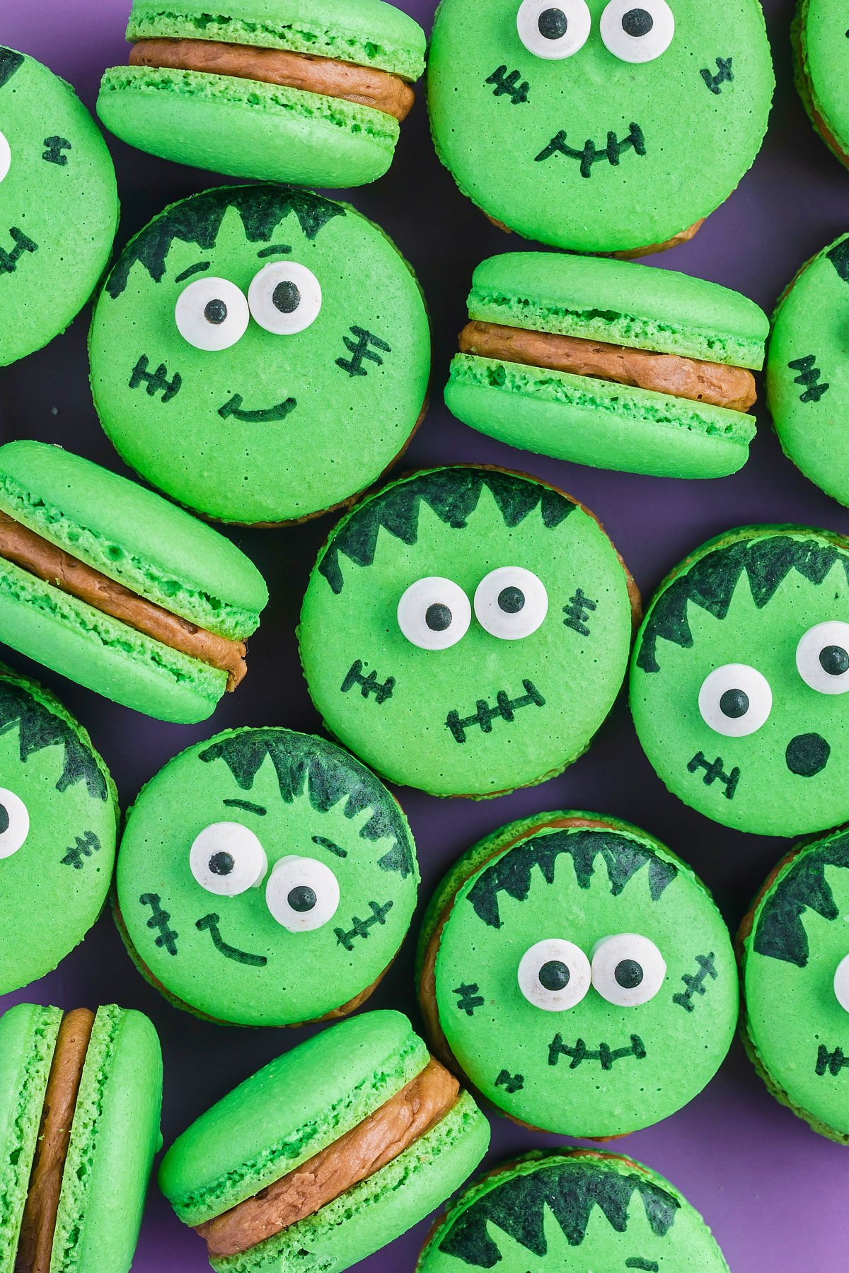 adorable halloween monster cookies