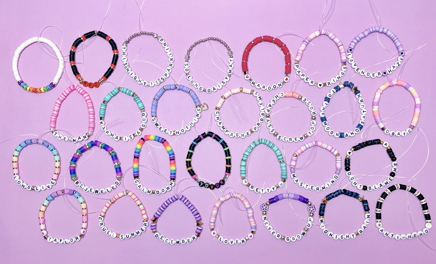 27 Friendship Bracelet Patterns (Taylor Swift Friendship Bracelet